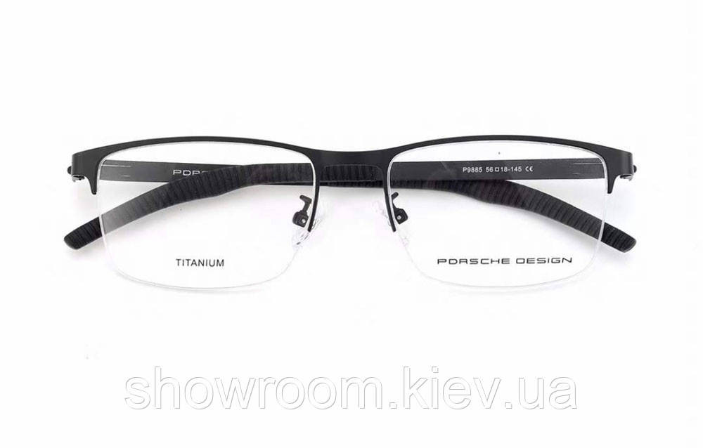 Чоловіча оправа напівободкова P-9885 black Київ - фото 1