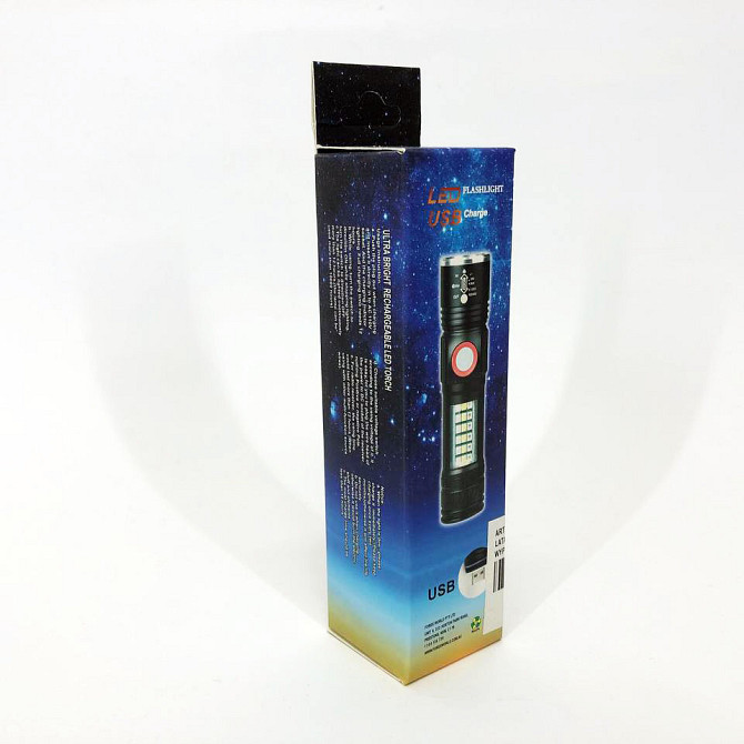 Ліхтар ручний батарейний SY-1903C-P50+SMD+RGB, Ліхтар для використання в темряві Police BL-C136-LM+COB YO-74 Львів - фото 8