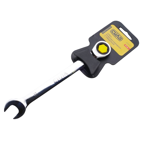 Ключ ріжково-накидний з тріскачкою 8мм CrV СИЛА Житомир - фото 1