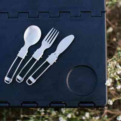 Набір туристичного посуду Tribe Compact Set сталевий (T-FC-0021-metal) Вінниця