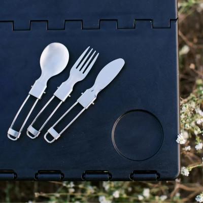 Набір туристичного посуду Tribe Compact Set сталевий (T-FC-0021-metal) Вінниця - фото 2