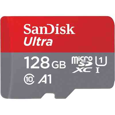 Карта памяти SanDisk 128GB microSD class 10 UHS-I A1 Ultra (SDSQUAB-128G-GN6MN) Винница