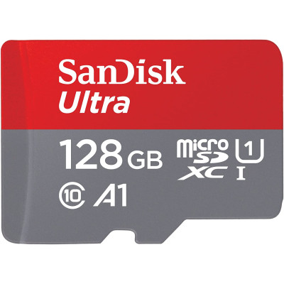 Карта памяти SanDisk 128GB microSD class 10 UHS-I A1 Ultra (SDSQUAB-128G-GN6MN) Винница - изображение 1