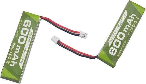 Литиевые батареи аккумуляторы ZIGI 3 шт. 1S 3.8V 80C 600mAh с JST-PH 2.0 штекером для Cineahoop Tinyhawk Mini FPV Racing Drone RC Днепр