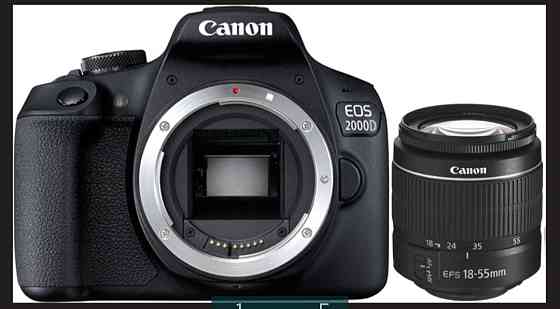 Фотоапарат: Canon EOS 2000D BK 18-55 DC III Гарантія! Харків