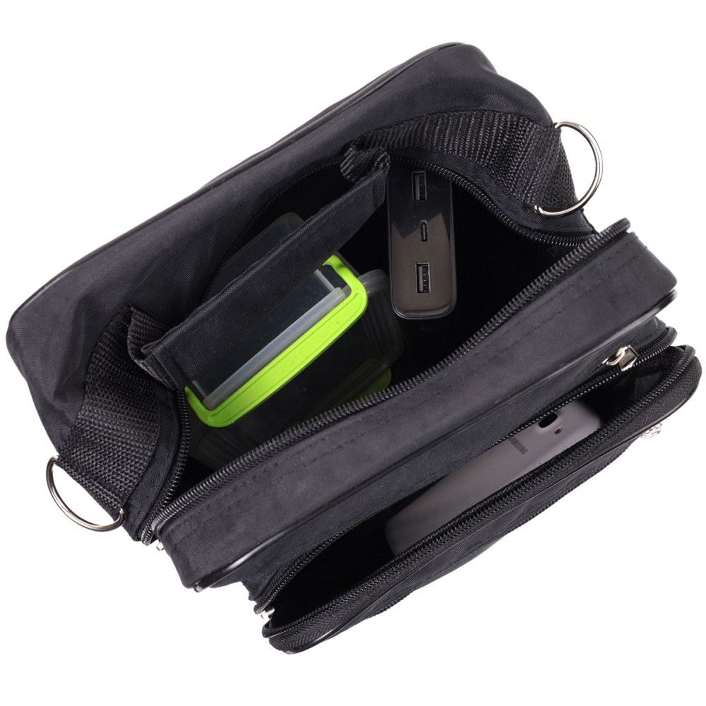 Сумка для мужчин с удобной ручкой из качественного полиэстера FABRA 22579 Черный Киев - изображение 1