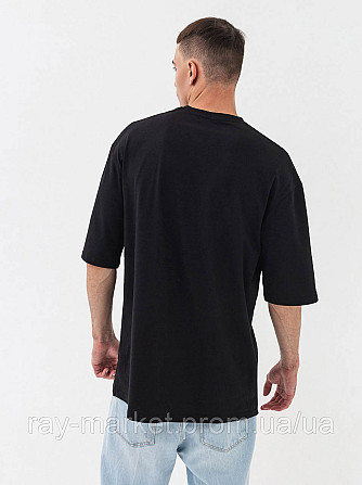 Футболка оверсайз RAY OVERSIZE мужская черная (U0104M-Black) Киев - изображение 2