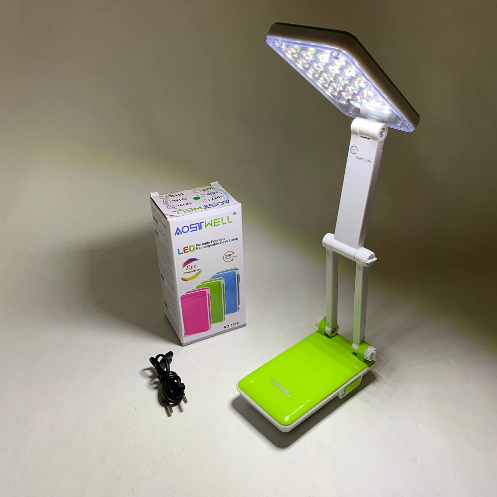 Настільна лампа Topwell 1019 Синя акумуляторна світлодіодна регуляція рівня нахилу. Колір: зелений ON-30 Львів - фото 5