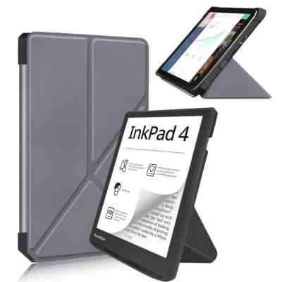 Чехол для электронной книги BeCover Ultra Slim Origami PocketBook 743G InkPad 4/InkPad Color 2/InkPad Color 3 (7.8") Gray (713087) Винница