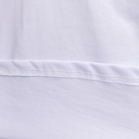 Однотонна біла футболка для чоловіків. Чоловіча біла футболка оверсайз Pobedov Onyx Київ