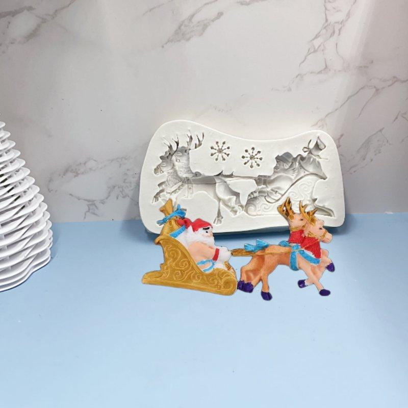 Молд новогодний 122 на 69 мм серый Киев - изображение 3