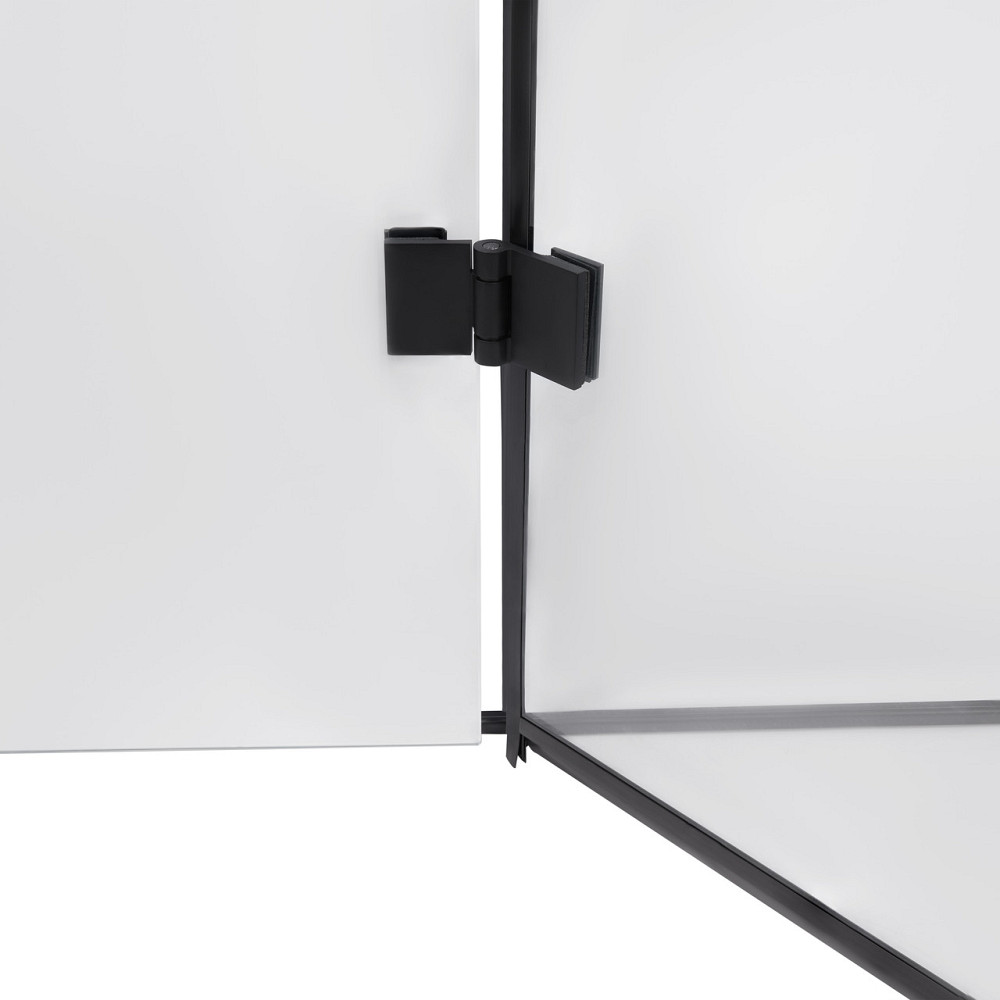 Душевая кабина Qtap Capricorn BLA1099SC6 90x90 см, стекло Clear 6 мм, покрытие CalcLess без поддона Киев - изображение 6