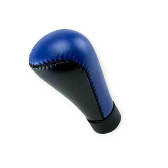 Накладка на кпп ручку універс. шкірозамінник синій Мукачево