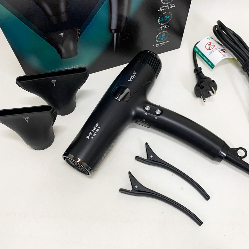 Фен з регулятором потужності і температури VGR, Фен з регульованою швидкістю і температурою JR-67 Івано-Франківськ - фото 6