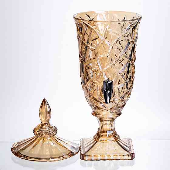 Лимонадниця з краном HP-19-307 2л глек для напоїв ємність для лимонадів amber Коломия