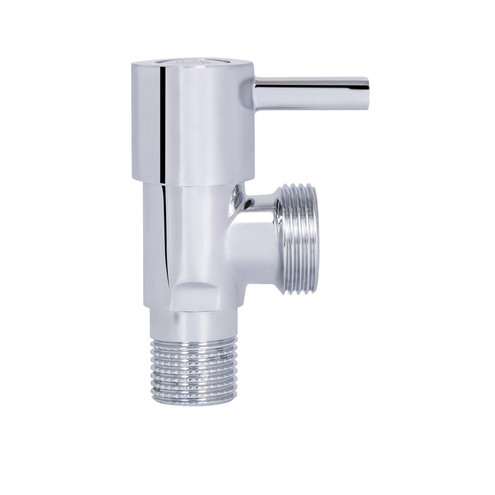 Кран кутовий Thermo Alliance Standart (ручка паличка) з керам.буксою 1/2"Н х 3/4"Н SF343W1520 Київ - фото 13