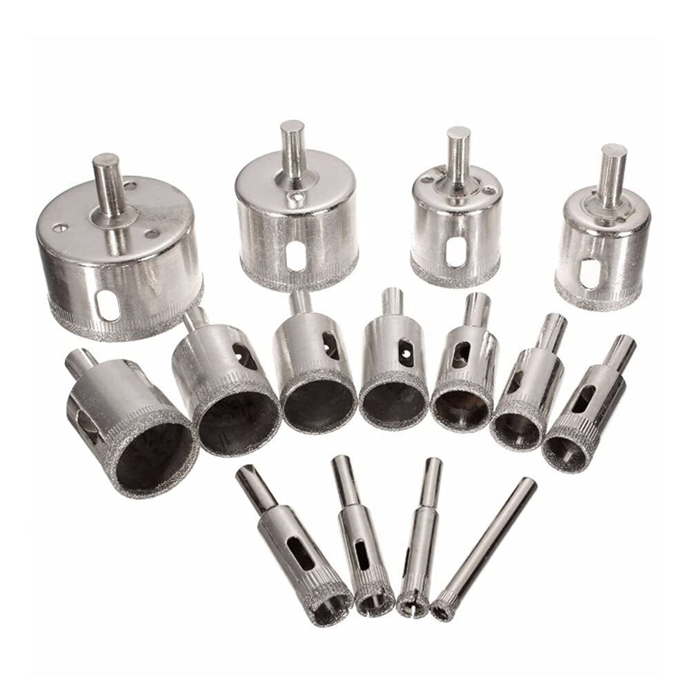 Алмазні коронки, коронки для плитки, коронки для розеток, коронки по керамограніту, коронки для плитки набір 15 штук (807331351) Київ - фото 4