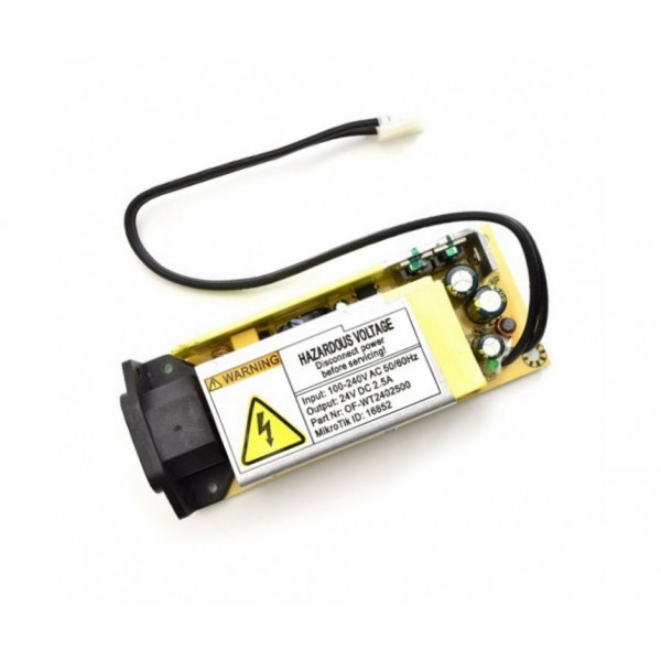 Блок живлення Mikrotik 24v 2.5A internal power supply for CCR1009-7G-1C-1S+ and CRS317-1G-16S+R (24V2APOW) Київ - фото 1