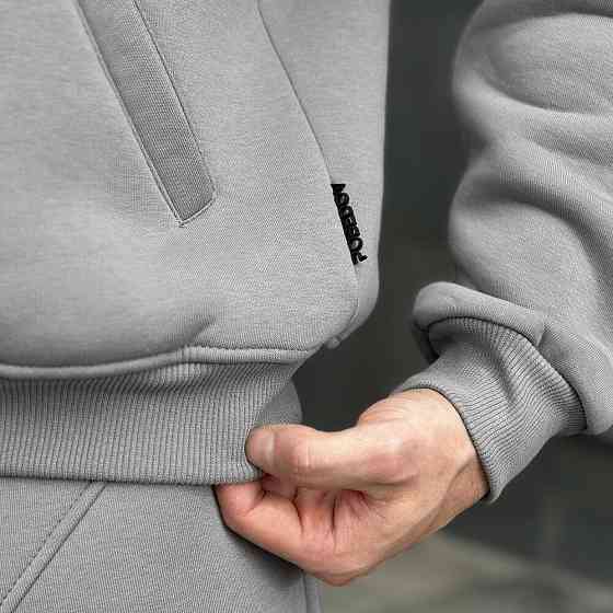 Сталевий спортивний костюм для чоловіків. Комплект осінь зима Pobedov Grand ЗИМА Київ