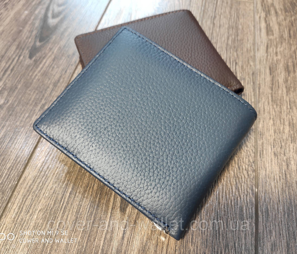 Модний чоловічий шкіряний гаманець із затиском для купюр Boston Київ - фото 7