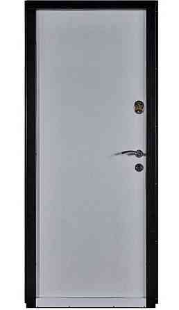 Двері вхідні Наші Двері Наші Двері РУБІЖ Еліс / Мило ПВХ Антрацит / ПВХ Біле дерево 860х2040 мм Київ