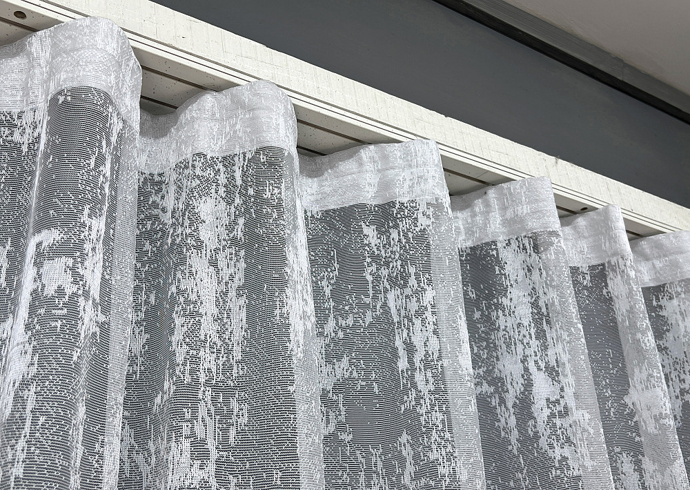 Тюль VR-Textil 1400т Мармур Жакард Білий 200х250 см (43-389) Київ - фото 8