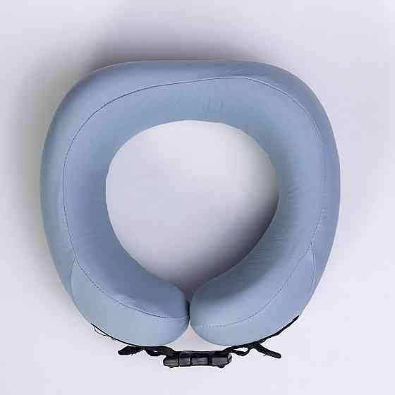 Yiwu Подушка для шеи U-образная с кейсом для хранения голубой HP-56-21 Коломыя