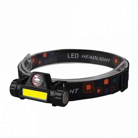 Налобный фонарь аккумуляторный с креплением на магните 8101 Винница