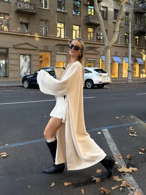 Подовжений кардиган – універсальний та стильний елемент гардеробу для будь-якої пори року. Одеса - фото 5