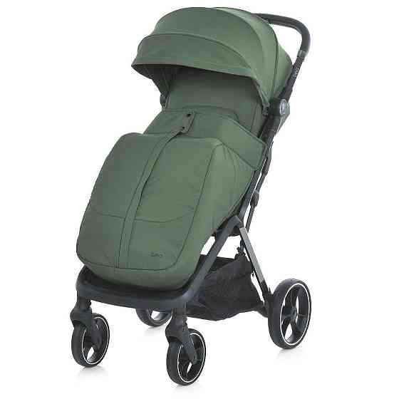 Коляска дитяча El Camino BEYA Khaki Green прогулянкова з чохлом для ніжок в комплекті Зелена (ME 1127-B) Чернігів