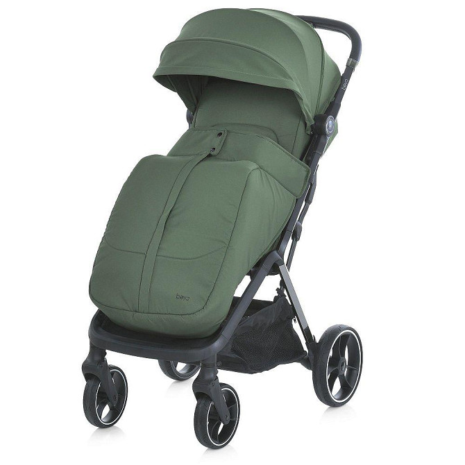 Коляска дитяча El Camino BEYA Khaki Green прогулянкова з чохлом для ніжок в комплекті Зелена (ME 1127-B) Чернігів - фото 2