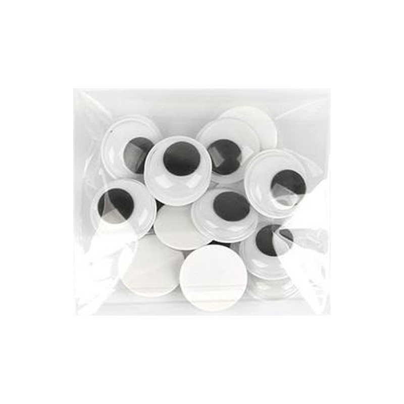 Творчий набір для аплікацій "Очі" ЕД-528, 25 мм, 10 грам, 28 штук Вінниця - фото 1