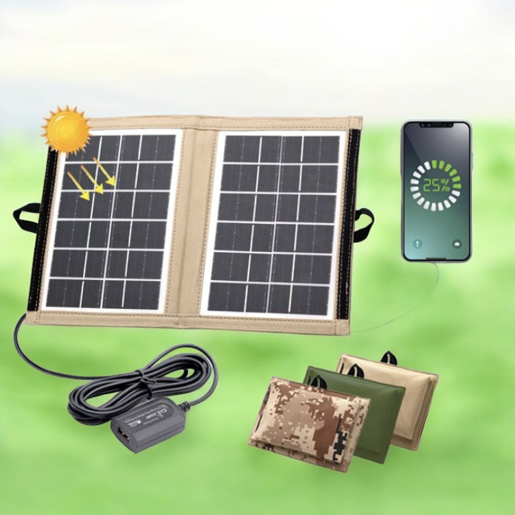 Сонячна панель 7W CL 670 портативна USB для зарядки смартфонів, планшетів, GPS та повербанків Одеса - фото 1