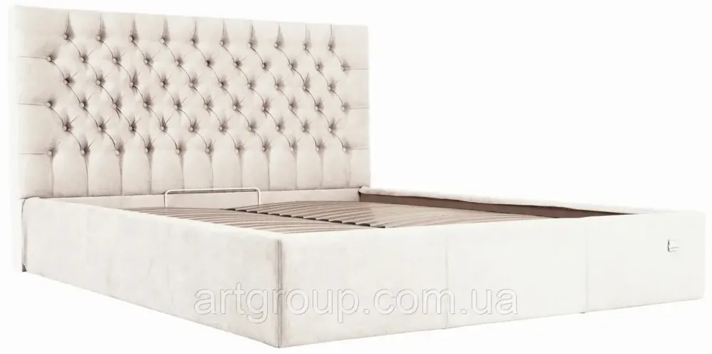 Кровать Cambridge Standart 140 х 200 см Мисти Milk Бежевый Днепр - изображение 13