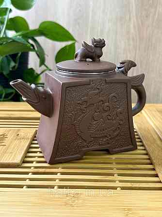 Чайник заварювальний ісинська глина 650 мл "Дракоша" світлий Т2579 Київ
