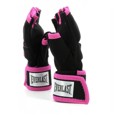 Бинты-перчатки Everlast Evergel Hand Wraps 723791-70-84 Чорні/Рожеві M/L (009283587666) Винница - изображение 2