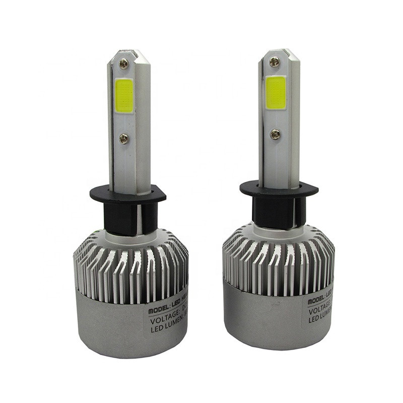 S2 Лампа світлодіодна цоколь H1 (к-кт 2 шт) 12/24V, 36W, 4000Lm + вентилятор (авиац. алюмін. профілю.) Мукачево - фото 3