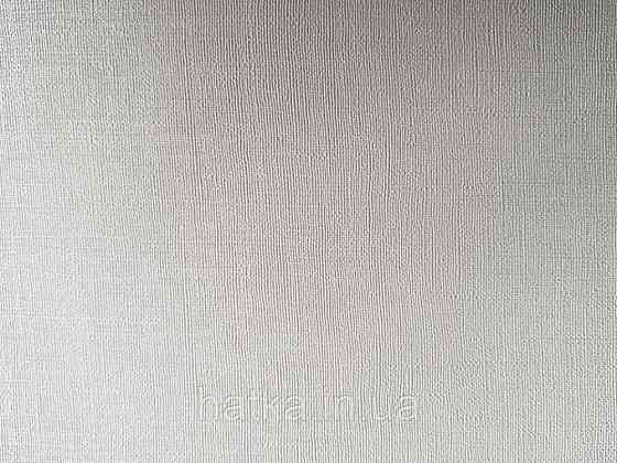 Шпалери вінілові Lutece Bensimon однотонні сіро-блакитні структурні під тканина Київ