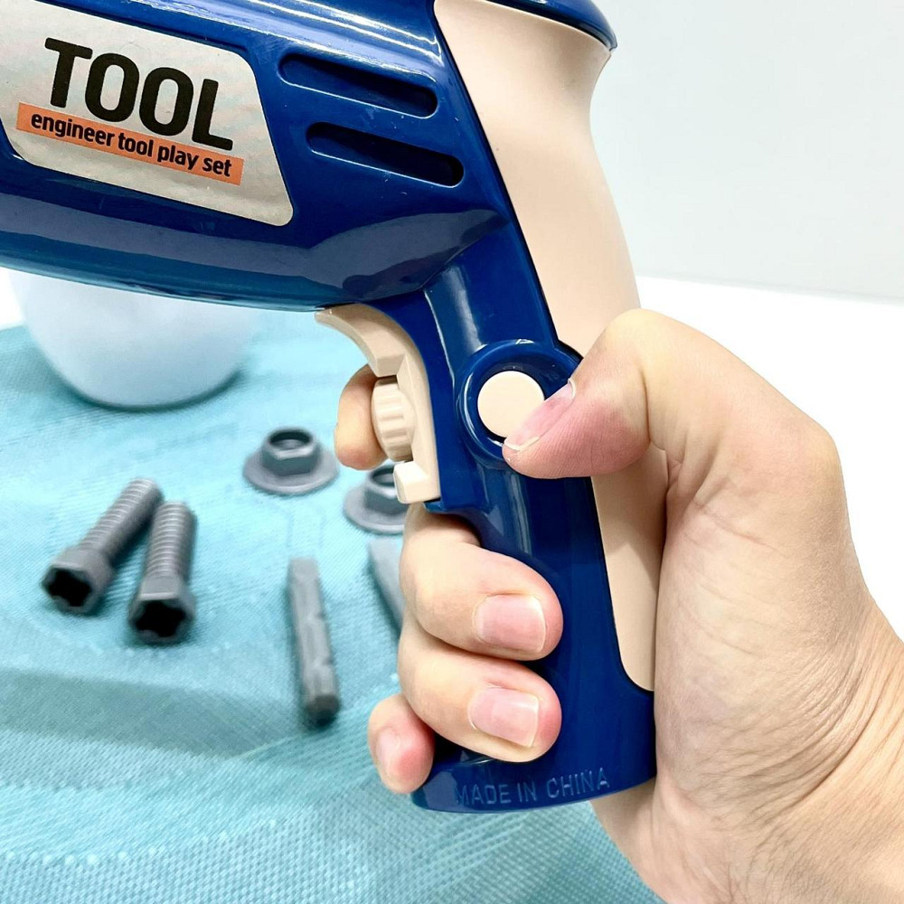 Набір інструментів з перфоратором 29-22-7,5см Синьо-бежевий (6812) Чернігів - фото 5