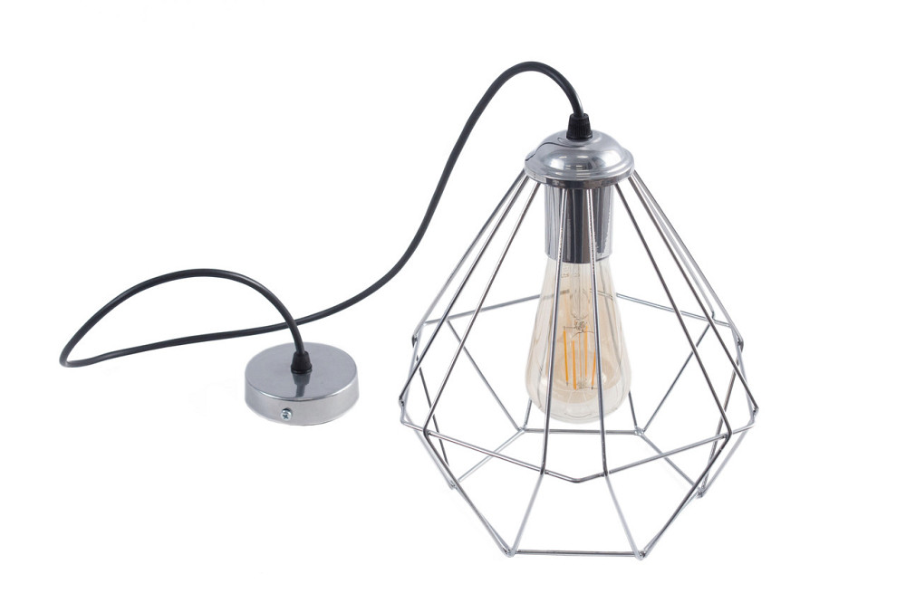 Люстра з підвісними плафонами лофт Е27 Sierra NL 0537 CR Київ - фото 4