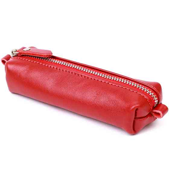 Жіноча шкіряна ключниця Червоний (GRANDE PELLE) Київ