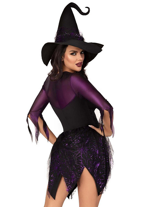 Костюм відьми Leg Avenue Mystical Witch S, сукня, капелюх Sex Aura Київ - фото 2
