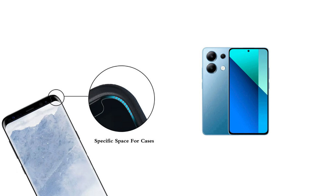 Захисне скло HyperGlass Pro для Xiaomi Redmi Note 13, Note 13 4G, – максимальна чутливість та захист Київ - фото 3