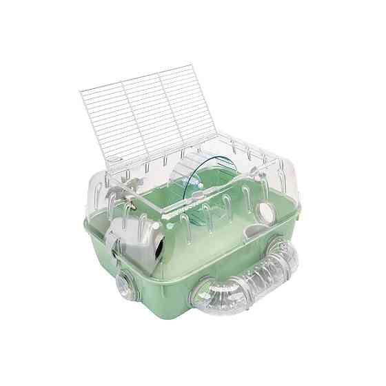 Клетка для хомяков и грызунов с игровыми тоннелями Ferplast Combi 1 (Ферпласт Комби 1) Зеленый Запорожье