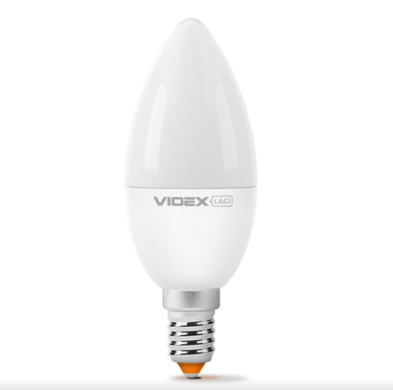 Лампа LED C37e 3,5W E14 4100К 220V Videx Житомир