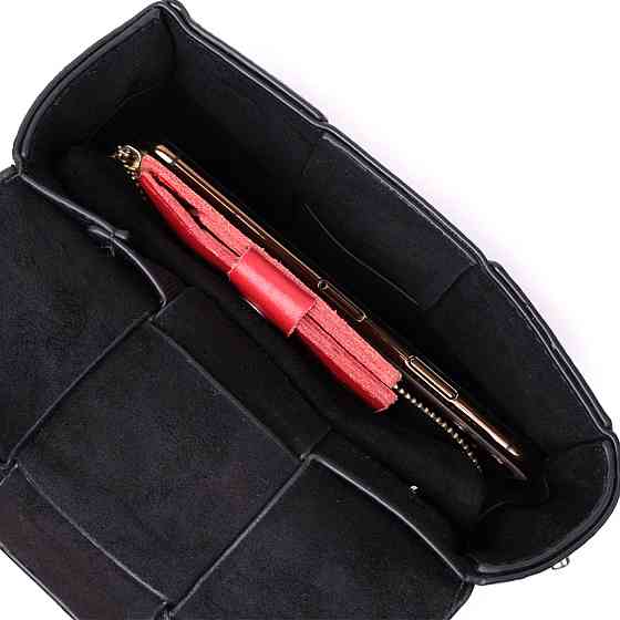 Класична вечірня сумка для жінок з палітурками з натуральної шкіри Чорна (Vintage) Київ