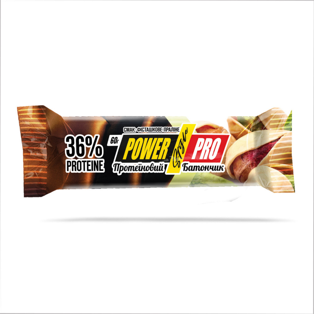 Protein Bar Nutella 36% - 20x60g Pistachio praline Київ - фото 1