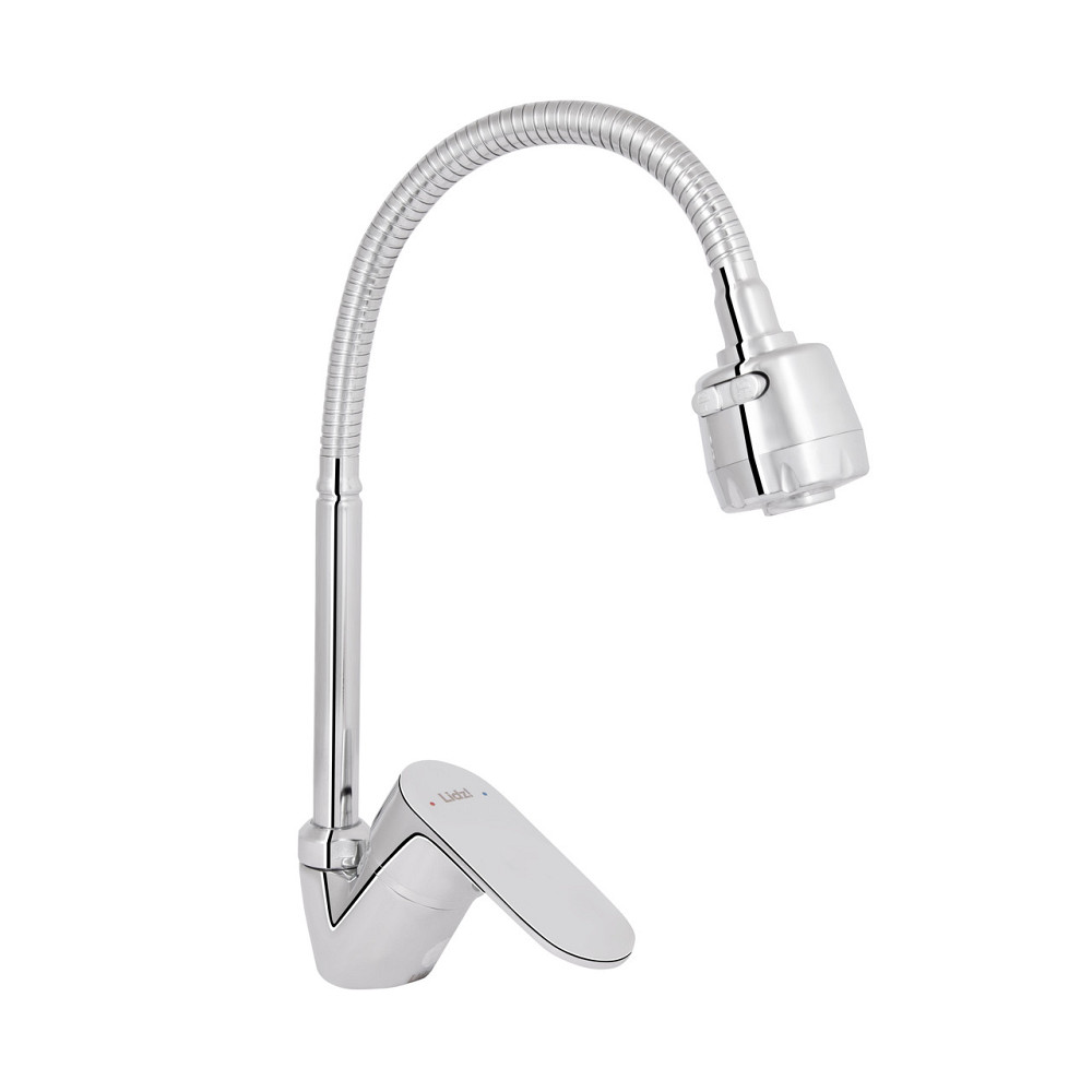 Змішувач для кухні Lidz Tani 008F4 з гнучким виливом (k40) LDTAN008F4CRM44972 Chrome Київ - фото 7