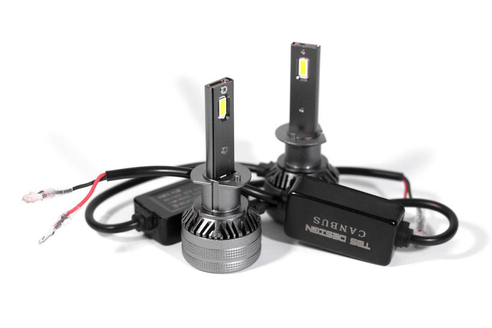 Комплект світлодіодних ламп TBS Design T8 PRO H1 12-24 V 110 W P14,5s 11000 lm 6000 K Харків - фото 1