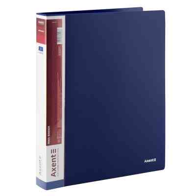 Папка на кольцах Axent А4 с 4-мя кольцами 700 мкм 35 мм Синяя (1208-02-A) Винница